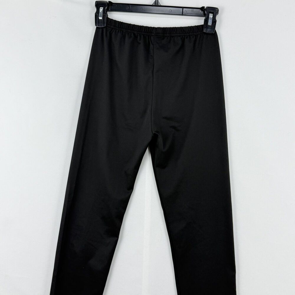 New Active Girls 12 Years Black Leggings Rainbow Stripe Detail - Picture 8 of 16